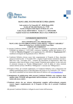 condizioni definitive obbligazioni tm 03 06 2014