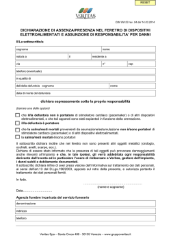 CIM VM 53 Dichiarazione assenza nel feretro di dispositivi