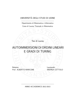testo integrale - AILA - Associazione Italiana di Logica e sue