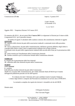 A tutti i docenti Al Personale ATA L o ro Se d i