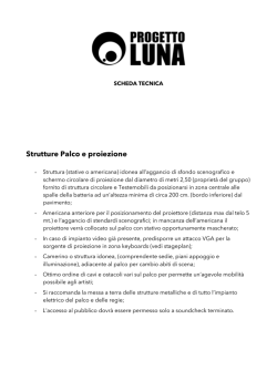 Scheda tecnica progetto luna