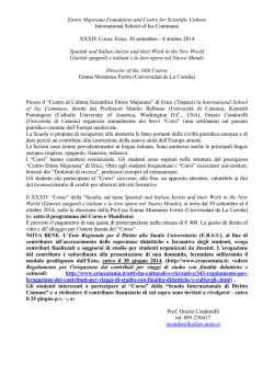 Ettore Majorana Foundation and Centre for