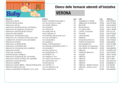 VERONA - FarmaciaINsieme