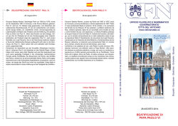 BEATIFICAZIONE DI PAPA PAOLO VI