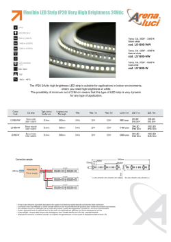 cod. LS1900-WW - Arena Luci led