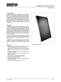 Collettori piani &bdquo;OKF-CK/CS 22&ldquo;
