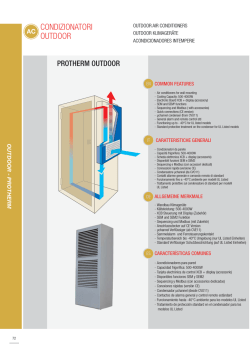 CONDIZIONATORI OUTDOOR