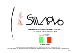 collezione autunno inverno 2014-2015 fall winter