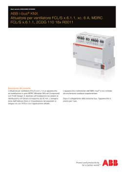 ABB i-bus&reg; KNX Attuatore per ventilatore FCL/S x.6.1.1, xc, 6 A