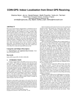 COIN-GPS - Microsoft Research