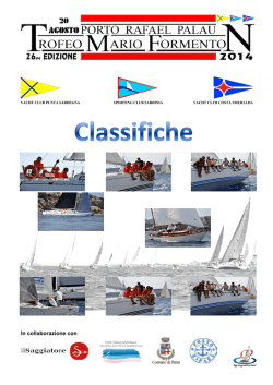 Classifica - Trofeo Mario Formenton