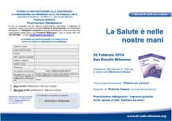 La Salute &egrave; nelle nostre mani - Medicina Cellulare del dr. Rath in Italia