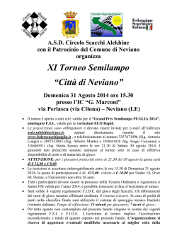 XI semilampo di Neviano val. GPSP