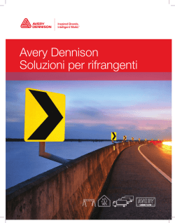 Avery Dennison Soluzioni per rifrangenti