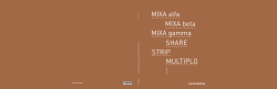 MIXA alfa MIXA beta MIXA gamma STRIP SHARE