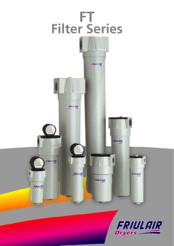 Filter Series - DGS Compressori