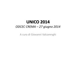 Numero addetti non dipendenti - Ordine dei Dottori Commercialisti e