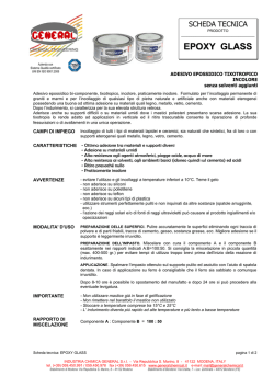 EPOX YY GLAS SS - Industria Chimica General