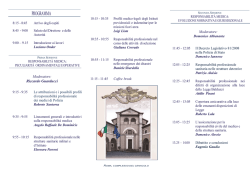 PROGRAMMA - Ministero della Difesa
