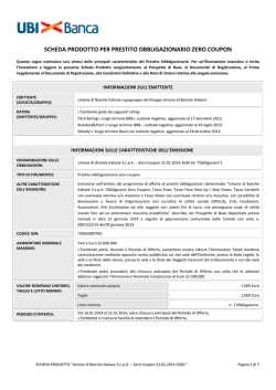 Scheda Prodotto UBI ZC 31.01.2014-2020