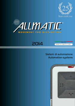 Sistemi di automazione Automation systems