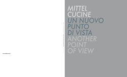 MITTEL CUCINE UN NUO V O PUNTO DI VIS TA AN O THER