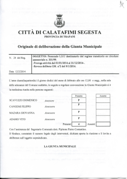 CITT&Agrave; DI CALATAFIMI SEGESTA