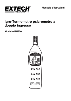 Igro-Termometro psicrometro a doppio ingresso