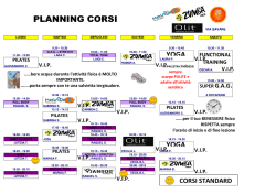 Orari corsi