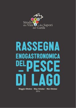 Maggio-Ottobre | May-October | Mai-Oktober 2014