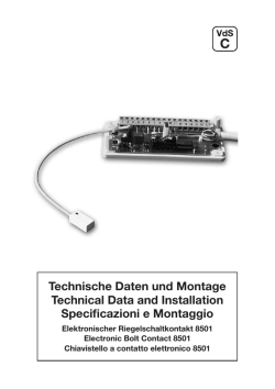 Technische Daten und Montage Technical Data and
