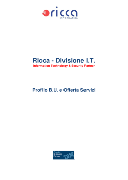 Ricca - Divisione I.T. - Ricca srl Divisione IT