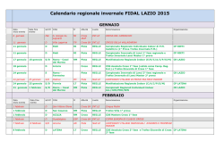 Calendario - ASD Magic Training