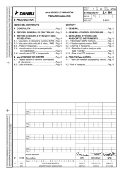2.4.104 - Analisi delle vibrazioni