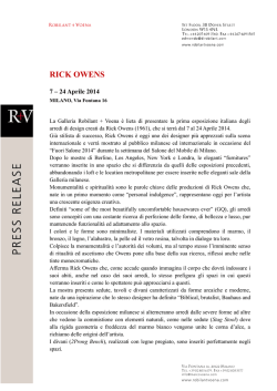 RICK OWENS - Furniture