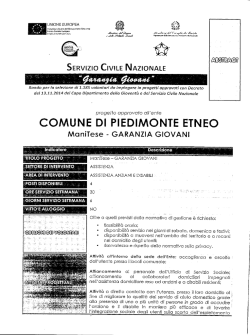 progetti garanzia giovani - manitese - habitat