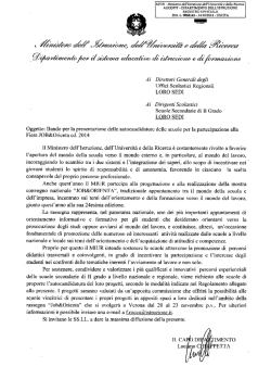 Nota Miur del 14 ottobre 2014 pdf - Ufficio Scolastico Regionale per