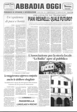 Abbadia Oggi - proloco lario orientale