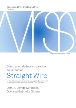 Straight Wire - Davide Mirabella