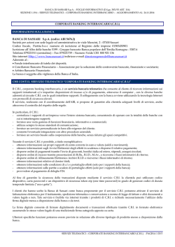 BANCA DI SASSARI S.p.A. (codice ABI 5676.2) Societ&agrave; per azioni