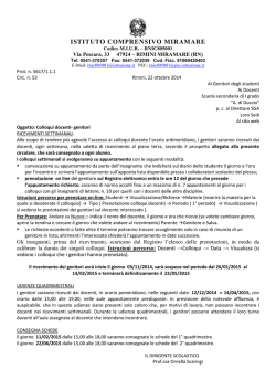 53 colloqui docenti genitori medie