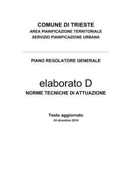 elaborato D - Rete Civica di Trieste
