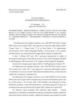 Direzione Servizi Amministrativi 2014 05081/010
