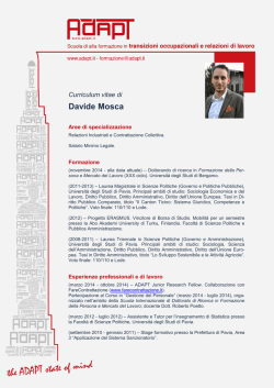 CV italiano (pdf) - Moodle ADAPTLAND