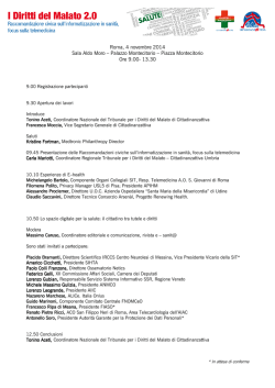 Roma, 4 novembre 2014 Sala Aldo Moro &ndash; Palazzo Montecitorio