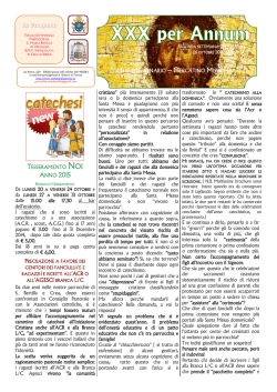 Campana 26 Ottobre 2014 - Parrocchia di Santa Bertilla