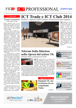ICT Professional n. 1 - giugno 2014 (ICT Trade e