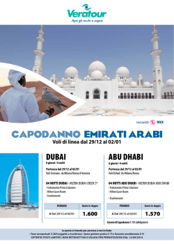 capodanno emirati arabi DUBAI ABU DHABI