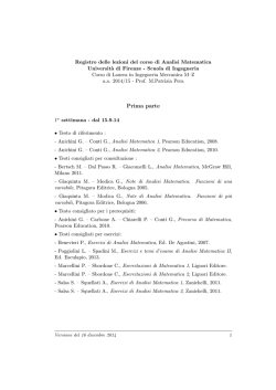 parte 1 - Matematica Applicata
