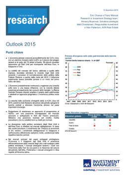 Outlook 2015 - AXA IM IT - AXA Investment Managers